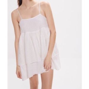Urban Outfitters katrina white eyelet mini